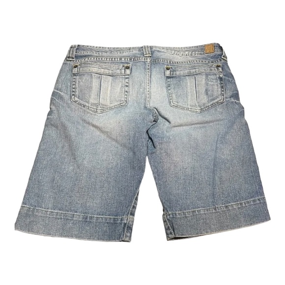 GUESS JEANS 81 STRETCH Denim Cuffed-Look Shorts Size 30 FREE SHIPPING! - Picture 3 of 5